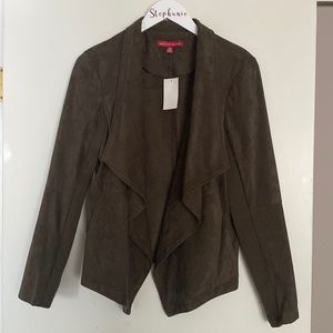 Saks Fifth Avenue faux suede jacket. Size medium.